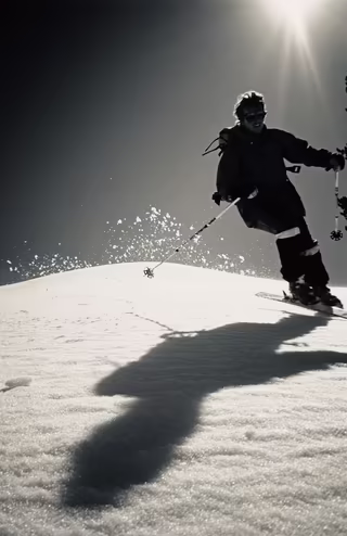 mit Ski übers Firndreieck © Stefan Wierer
