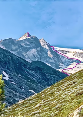 Roßruggspitze 3.298 m - Die schöne Unbeachtete 